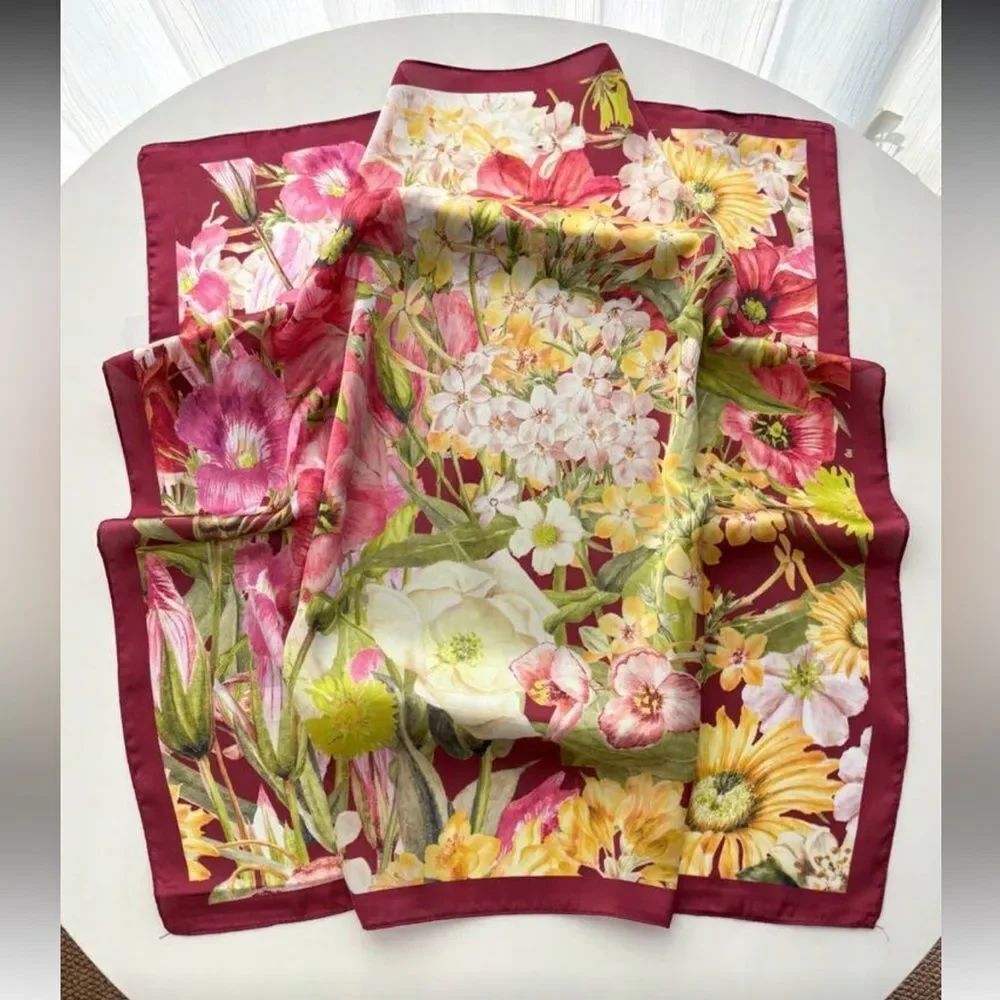 Boho Floral Scarf S75